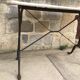 Cast and marble bistro table