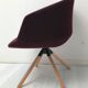Cloth swivel chair