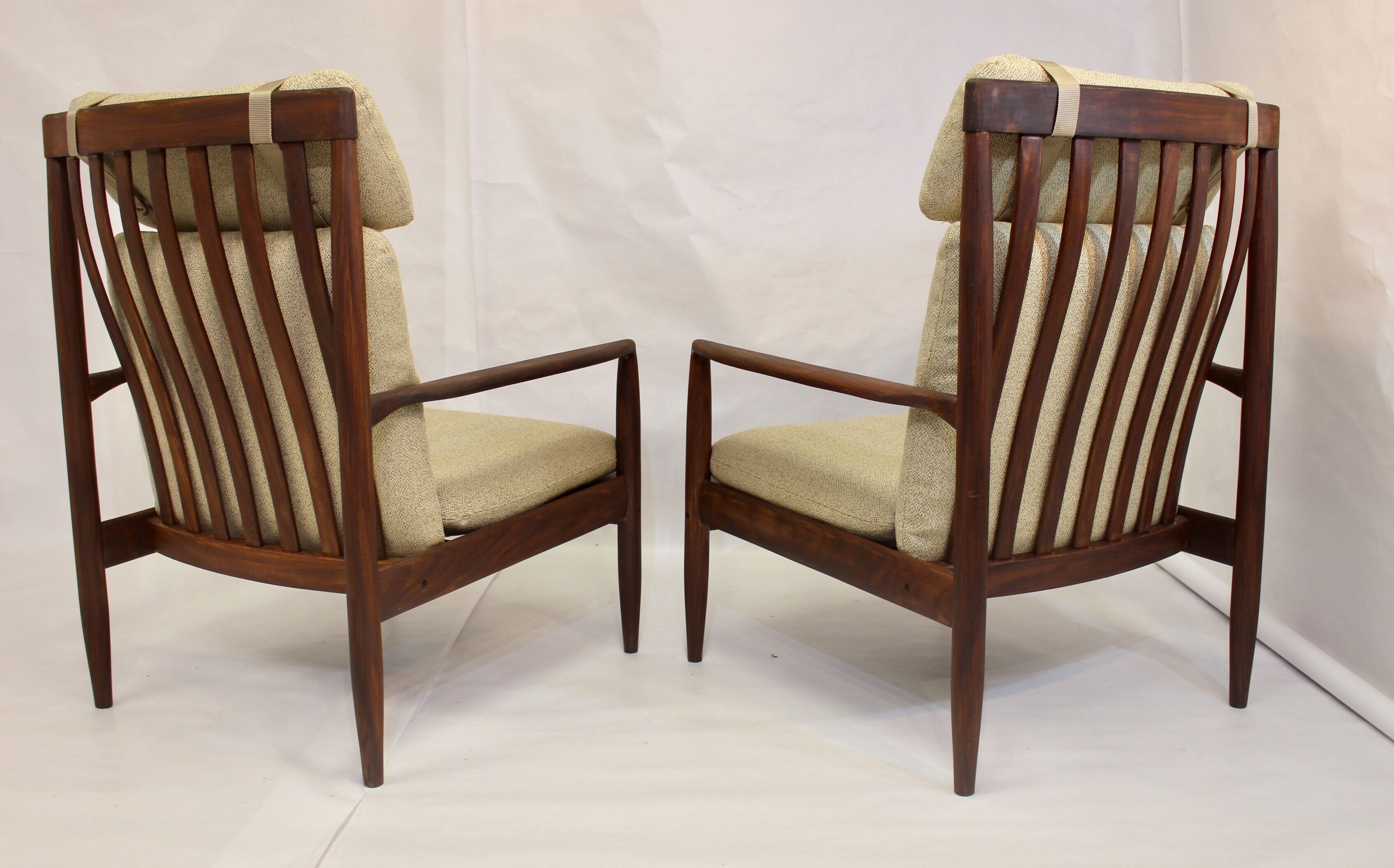 Pair of armchairs by Grete Jalk 1960 Denmark.