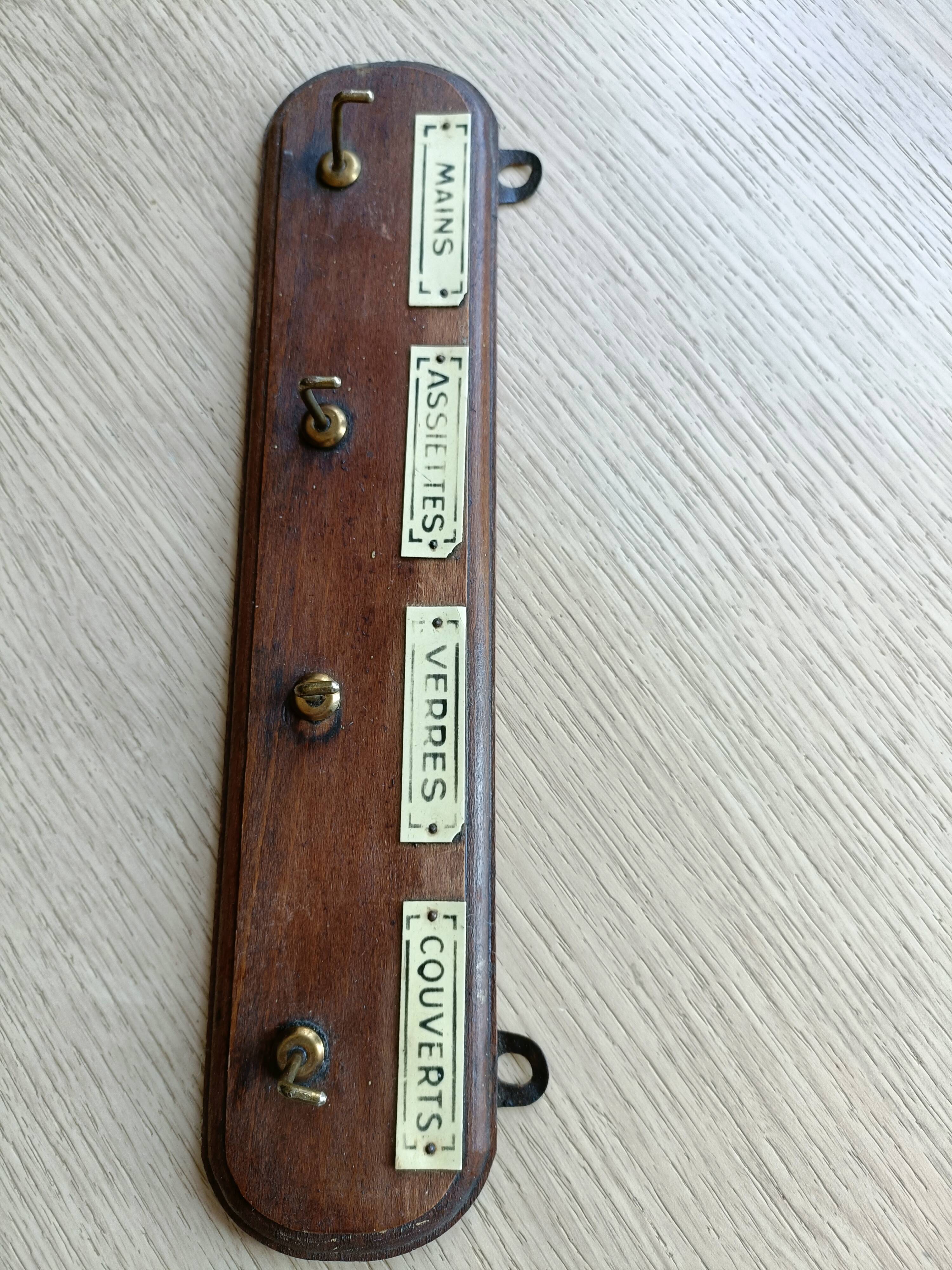 Antique tea towel holder