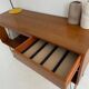 meuble hifi vintage, vinyls ou cahiers A4