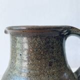 Old stoneware pitcher signed Fontgombault