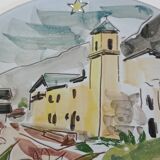 Camos Vallauris ceramic plate