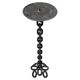 Grand brutalist chandelier in iron chain, 1960s
