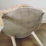 Two Louis XV style convertible armchairs