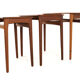 Svend Åge Madsen nesting tables - danish design in teak  mid century modern