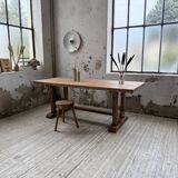 2m elm monastery table