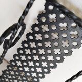 Spice rack in black openwork metal