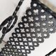 Spice rack in black openwork metal