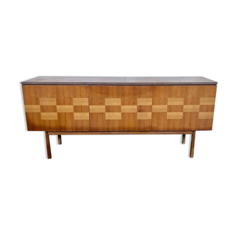 Furniture tv / hifi vintage - walnut - 50/60 - modernist