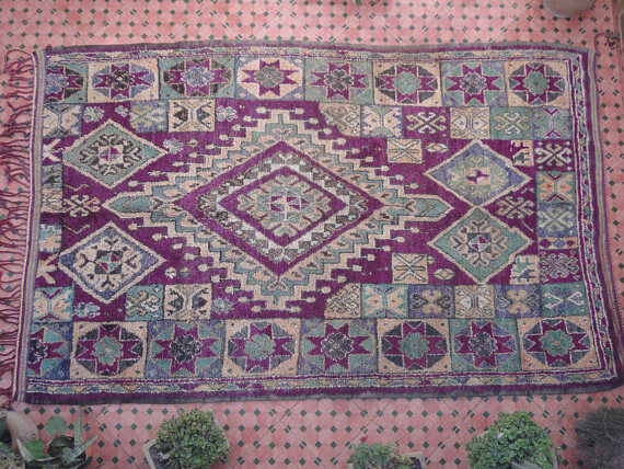 Beni m'guild antique carpet 344 x 218 cm