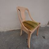 1 old EMPIRE gondola chair called Tonneau. SANDED and left raw