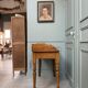 Bureau anglais, console en pin