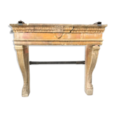 Silty Italy XVIIth century stone fireplace