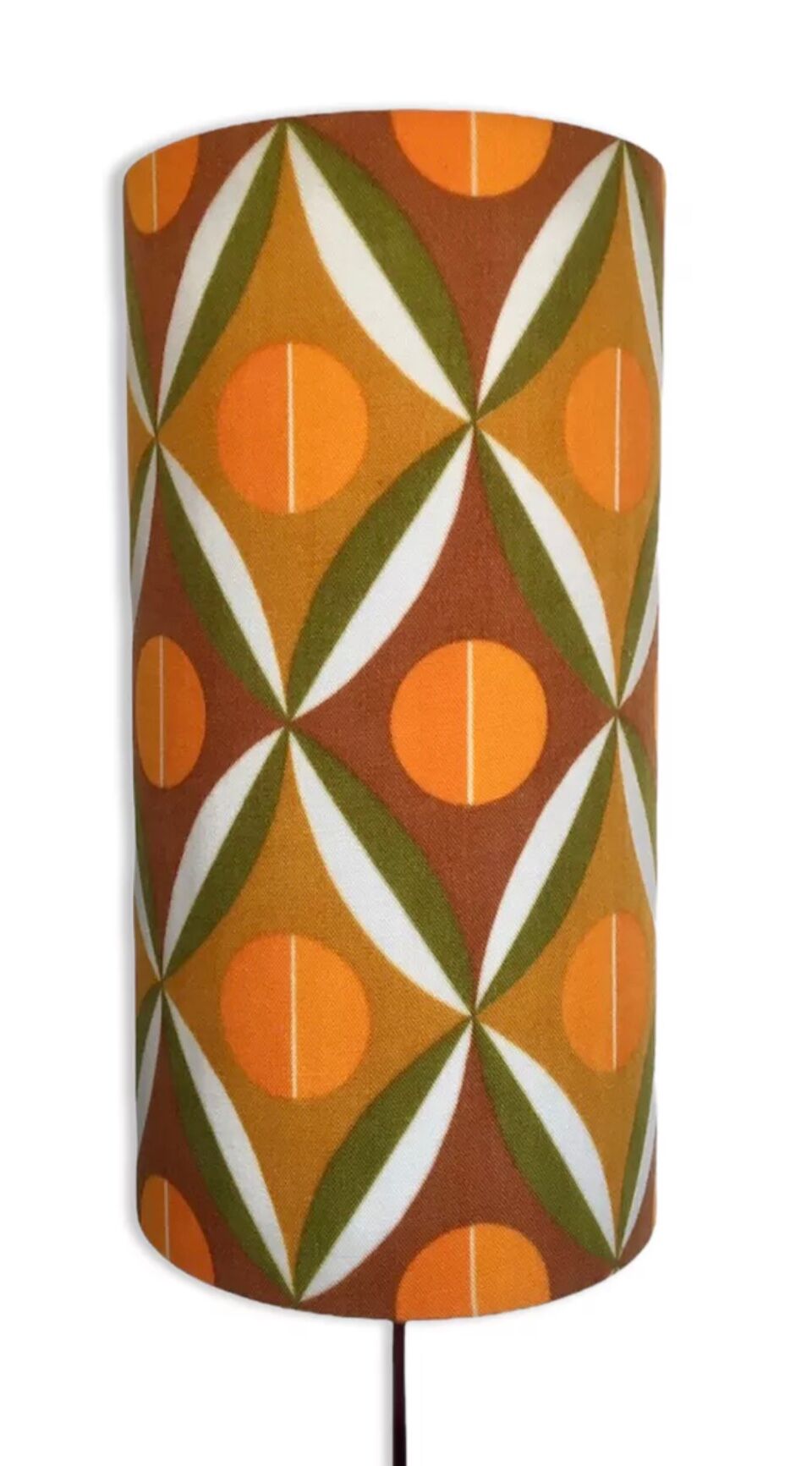 Lampshade toronto h48 d 25–vintage vintage fabric