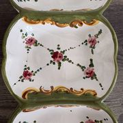 Vintage ceramic Italian aperitif plate