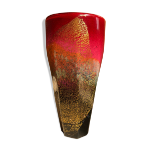 Vase de Murano en ver soufflé