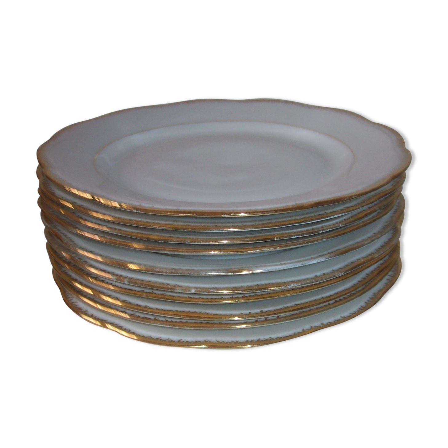 Porcelain dessert plates
