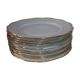 Porcelain dessert plates