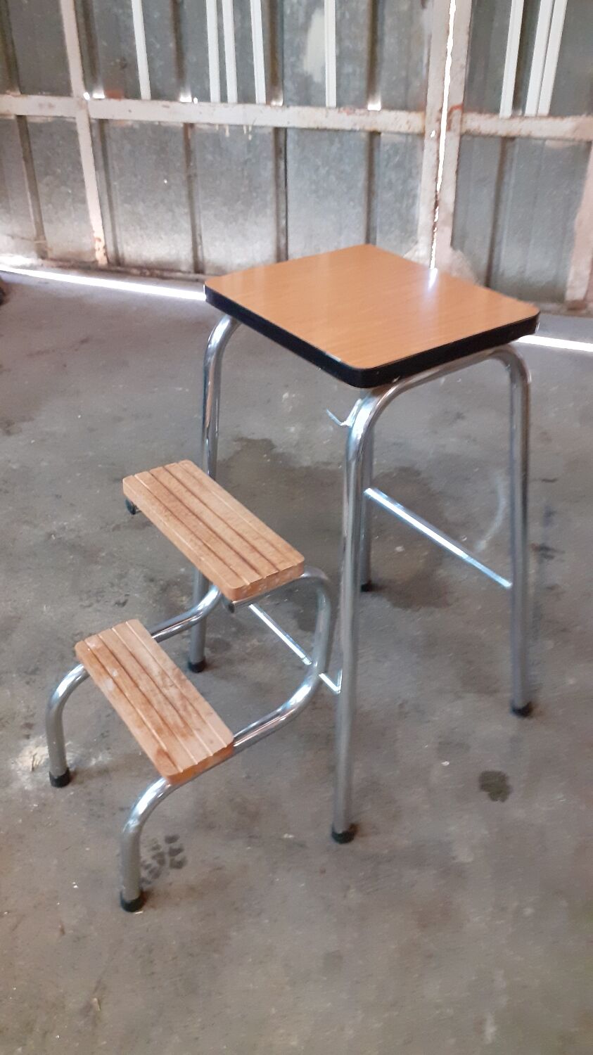 Vintage folding stepladder