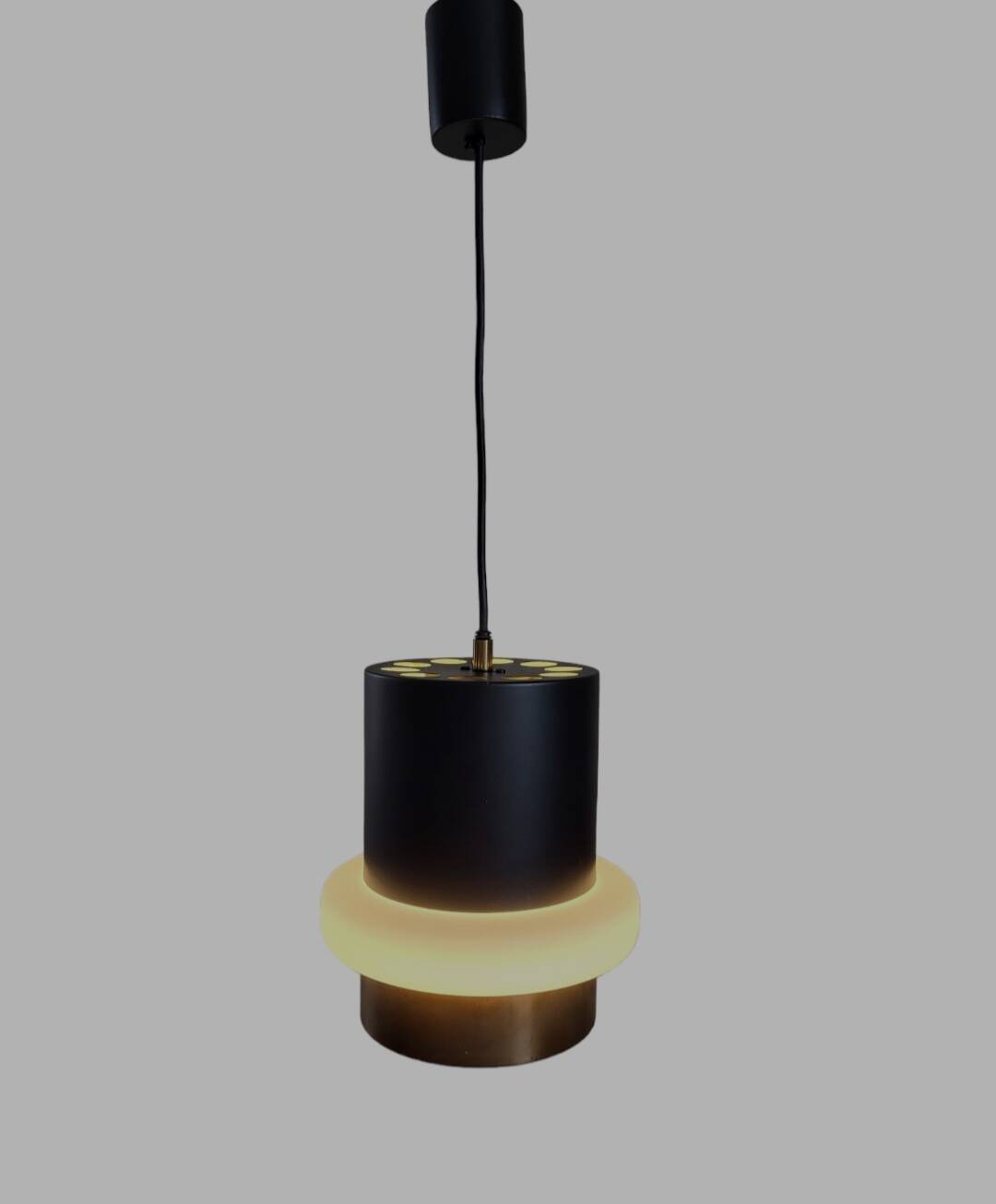 Vintage hanglamp, industriële stijl, Louis Kalff, Philips, Nederland, 1960