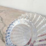 Contemporary embossed crystal vase