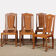 Suite de 6 chaises dans le goût de Charles Dudouyt, 1950