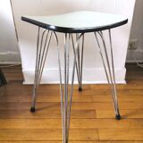 Stool formica feet eiffel design 60s - 70s