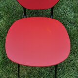 Chaise vintage rouge