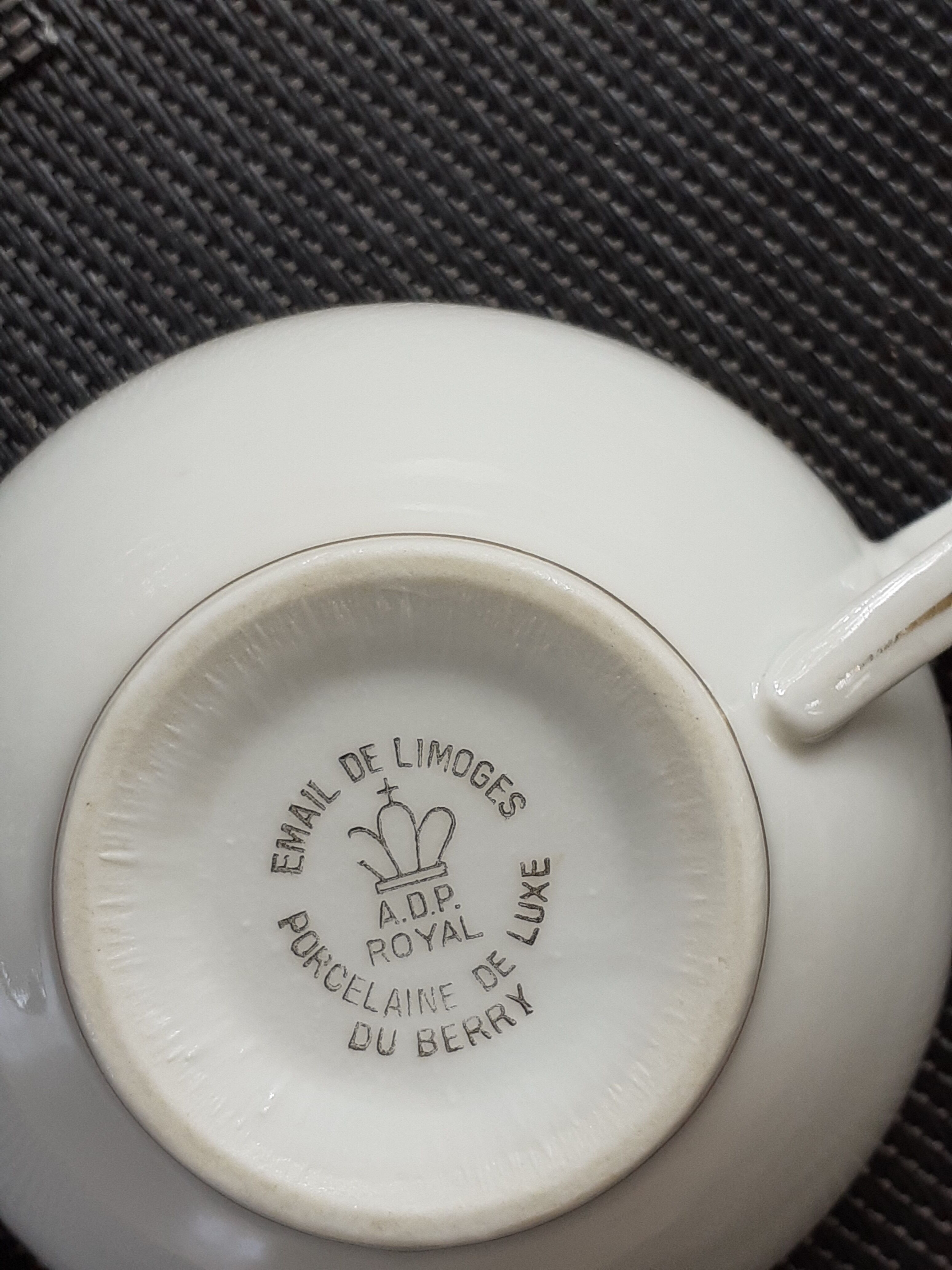 Limoges porcelain coffee service