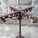 Table bistrot plateau marbre 145,5 cm