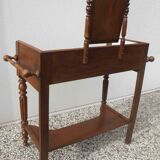 marble dressing table and mirror