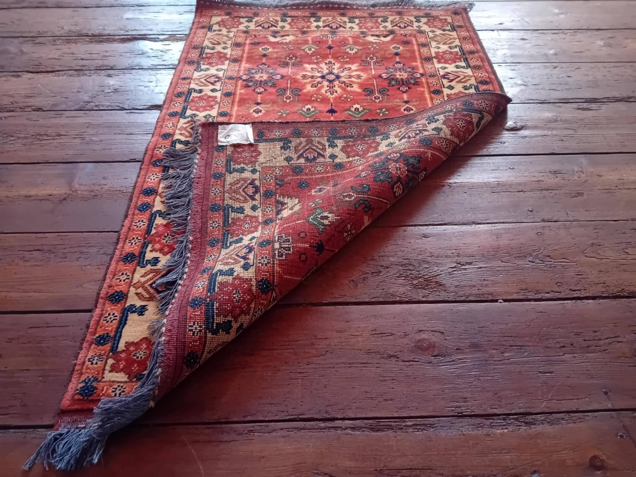 Handmade Pakistani Kazak Rug 128x85cm