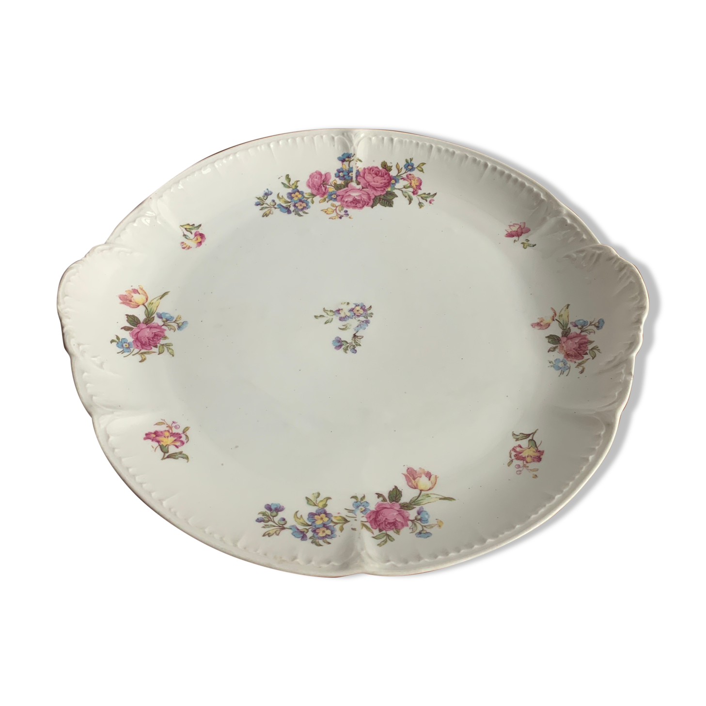 Porcelain cake dish