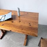 Mountain furniture table made of solid pine
