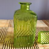 Vintage green carafe