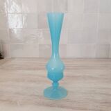 Soliflore / Vase in blue opaline glass, Florentine art