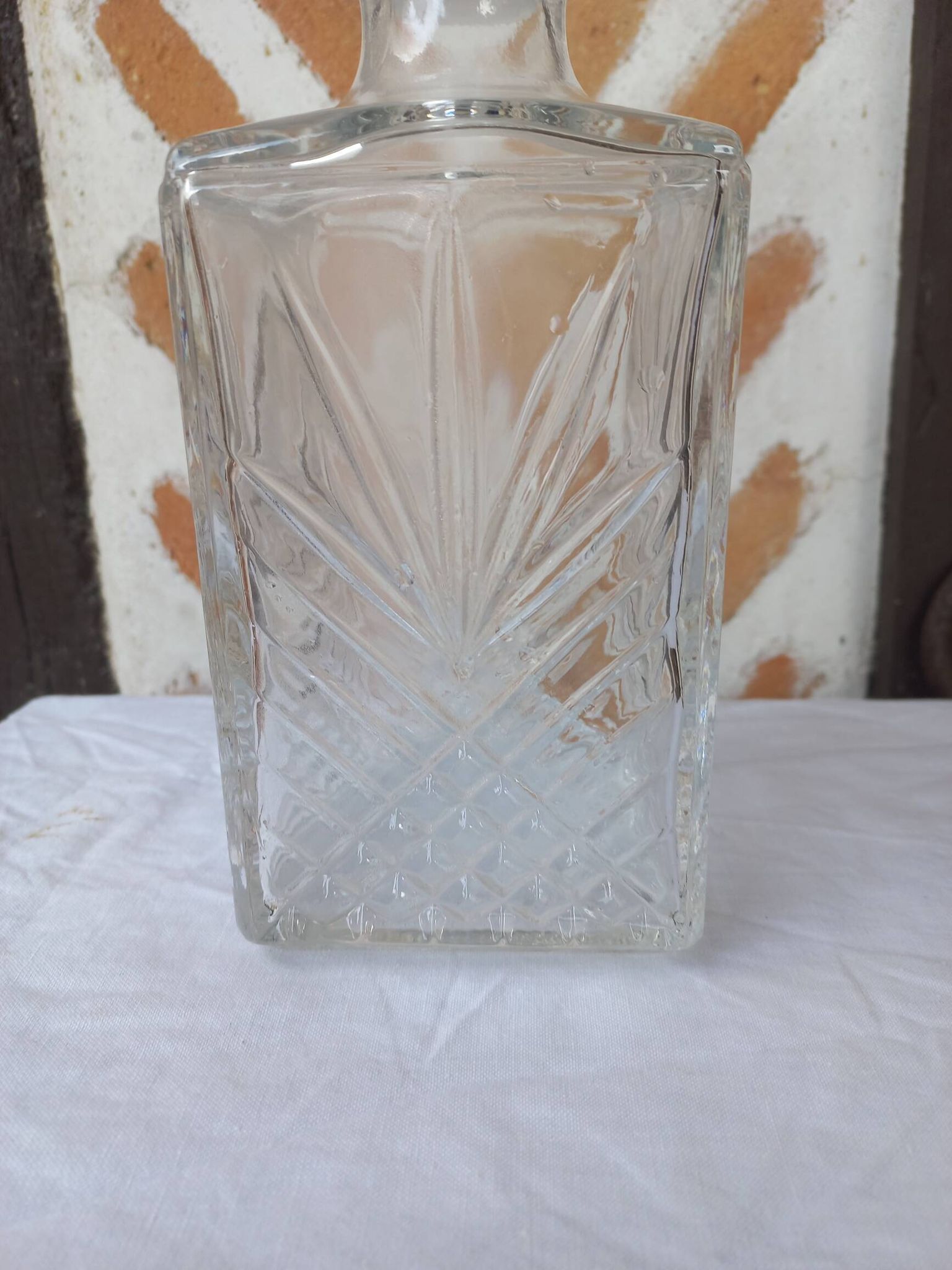 Carafe à whisky vintage "épis"