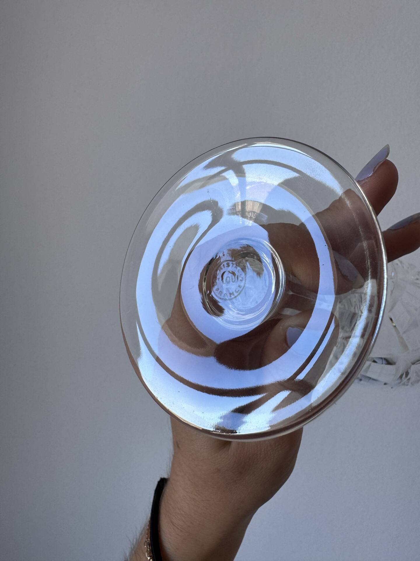 Service de 22 verres en cristal Saint-Louis modèle Chantilly