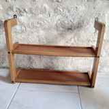 Scandinavian modular wooden shelves