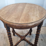 Coil coffee table, console, round, legs