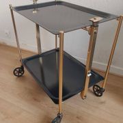 Vintage folding dessert table made in France.