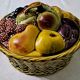 Sarreguemines Majolica slip lidded basket