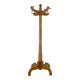 Vintage all-wood coat stand, Czechoslovakia, 1950's