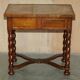 William & Mary antique marquetry drawer desk in Seaweed style.
