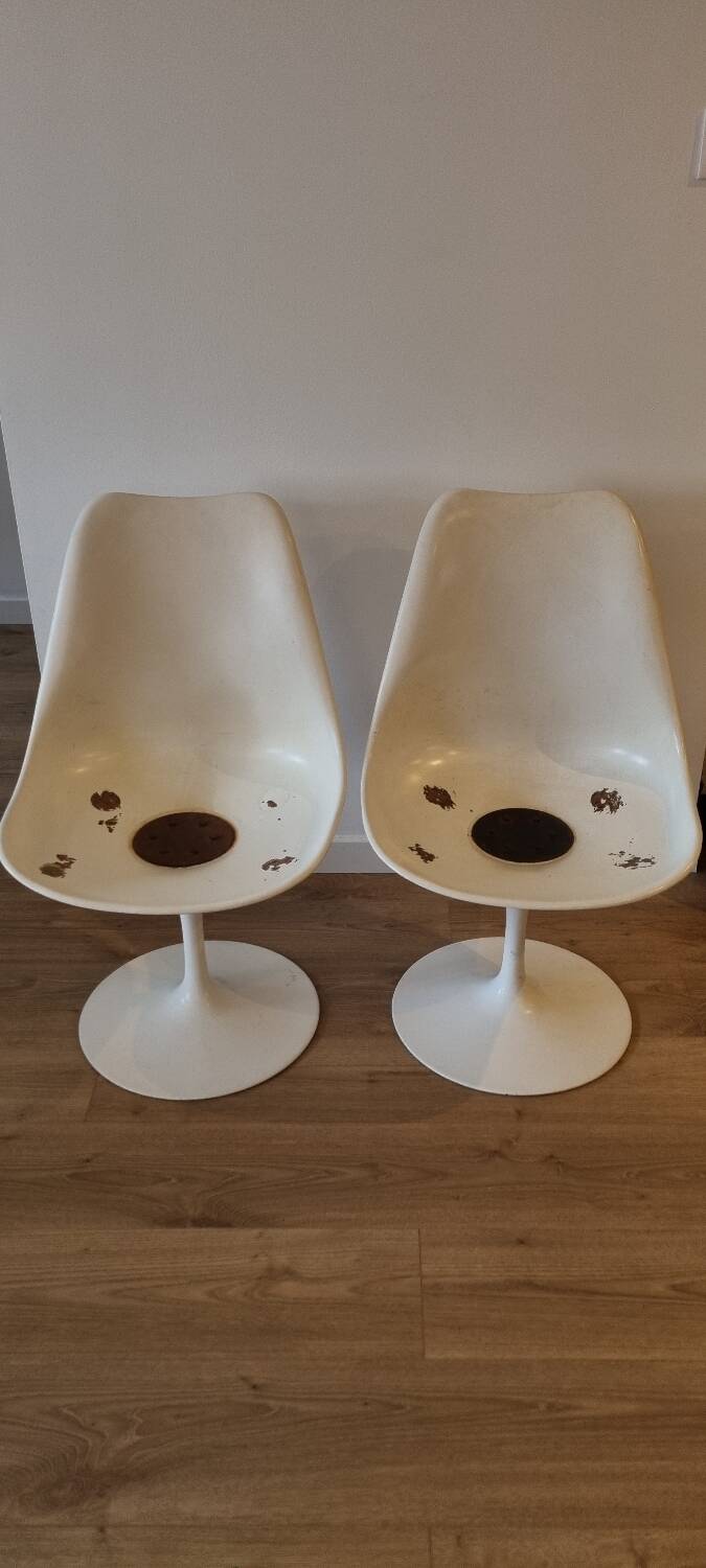 Chaises saarinen edition knoll tulipe