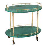 Bar cart by Aldo Tura, Italy, 1970s.
