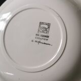 Set of 6 hollow plates 1970 signed Hoffman