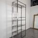 Chrome and smoked glass shelf from the 1970s.