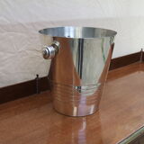 Silver metal champagne bucket